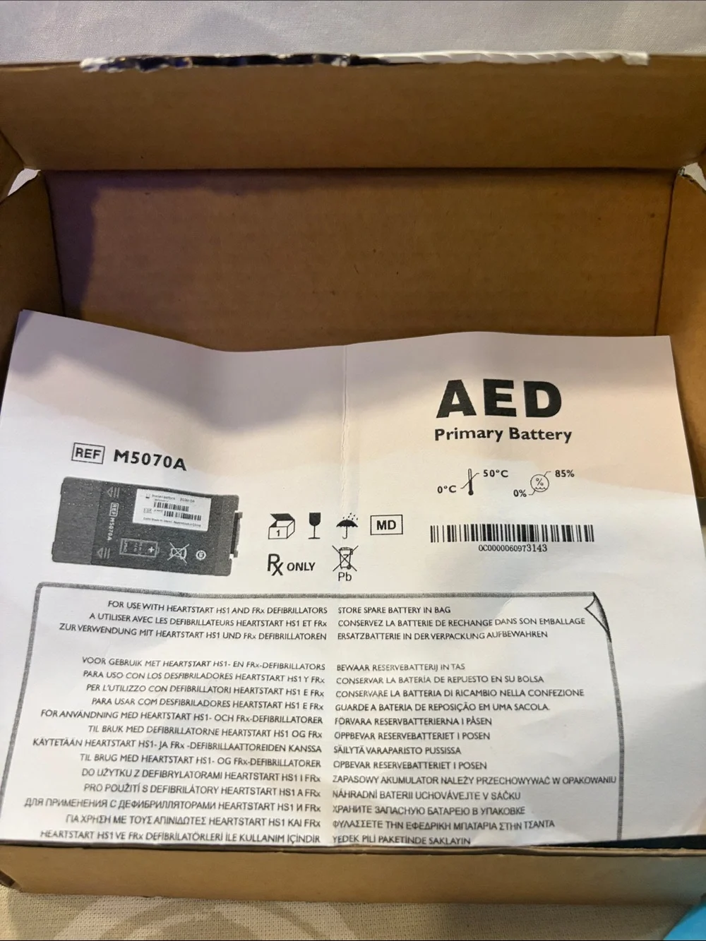 Blue Replacement LiMnO2 9V 4.2Ah Battery Pack